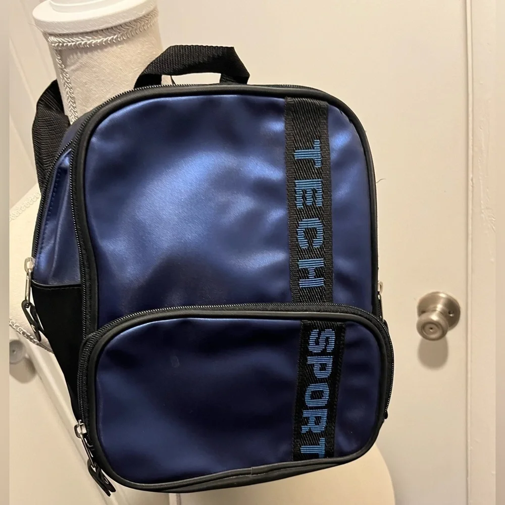 Tech Sport Nylon Messenger Backpack Unisex